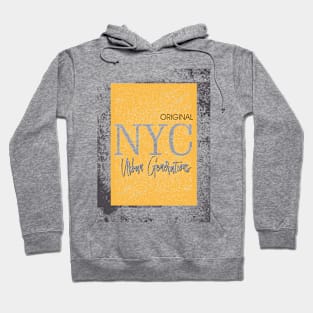 Nyc Typography Original Urban grunge Hoodie